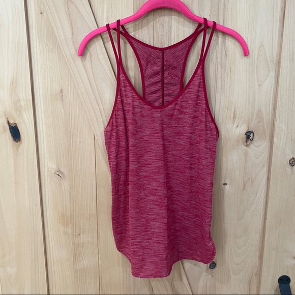 Lululemon What The Sport Singlet Size 6 Cranberry - Picture 8 of 12